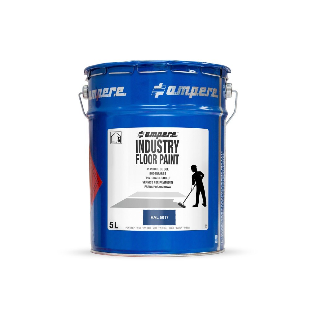 A.M.P.E.R.E. Traffic Floor Paint - Marcador de suelo azul 5L