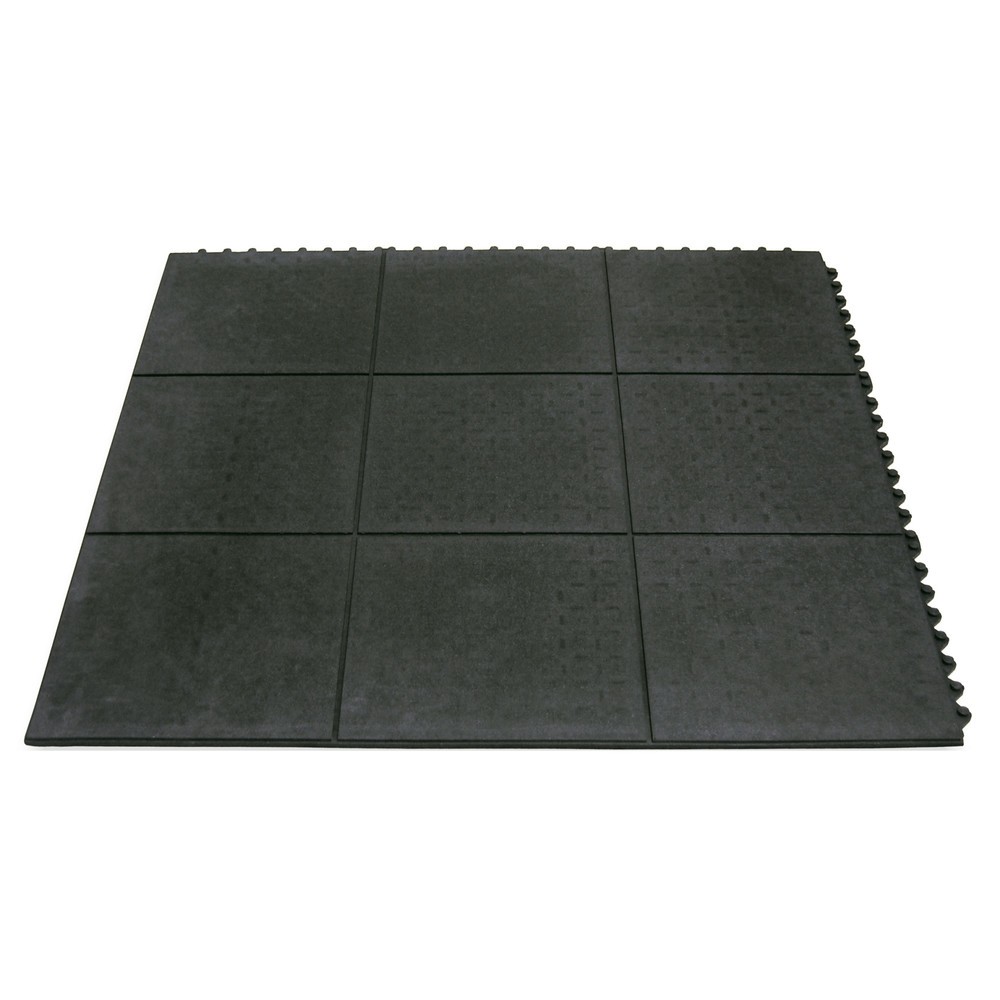 Alfombrilla antifatiga Yoga Solid Basic, diseño en panal de abeja, An x Fo 900 x 900 mm