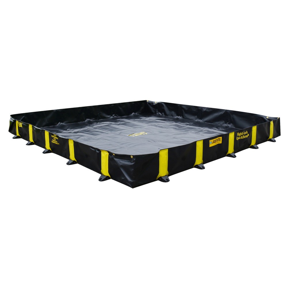 Justrite QuickBerm® - Bandeja plegable (2,820 litros)