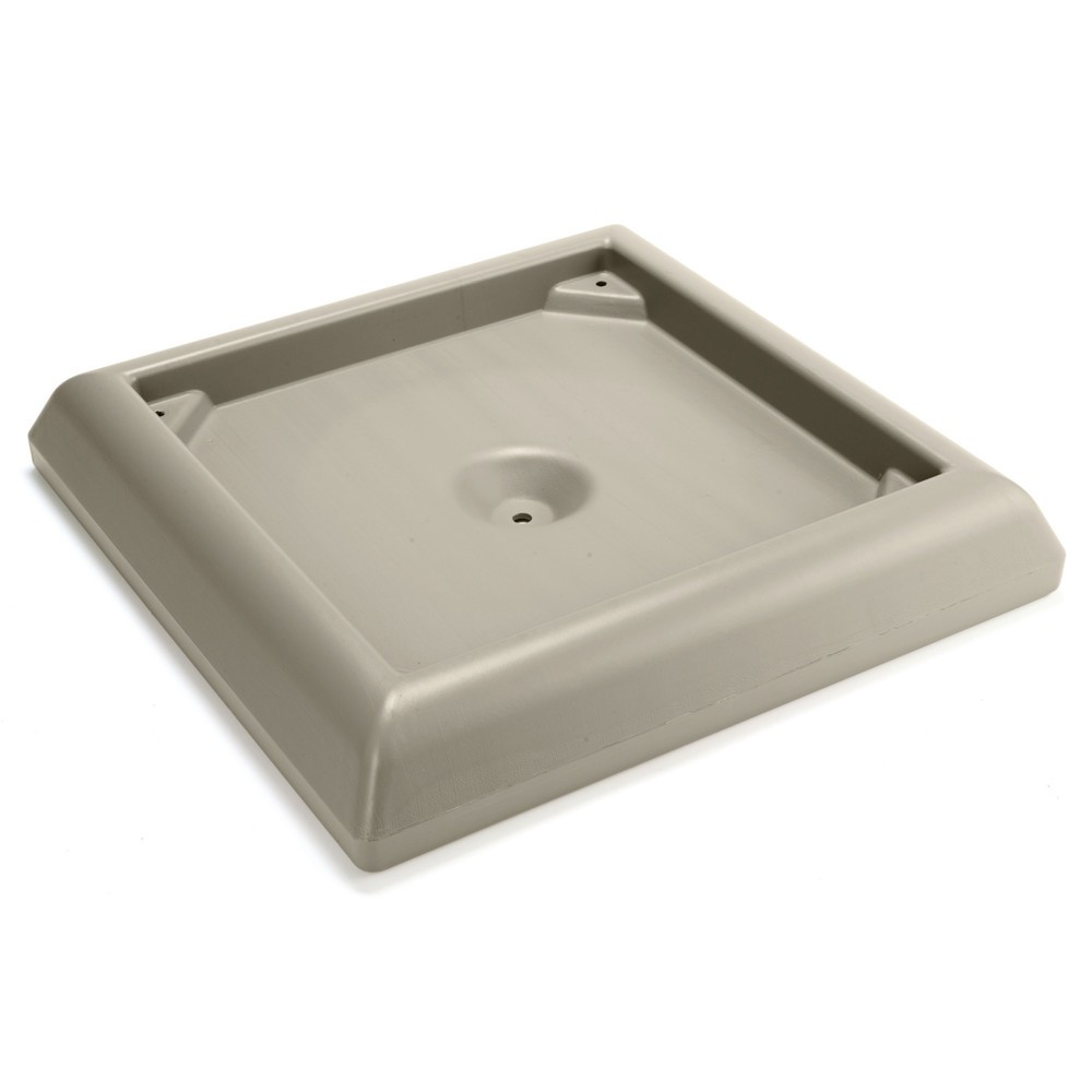 Base ponderada para cubo de basura Ranger®, beige