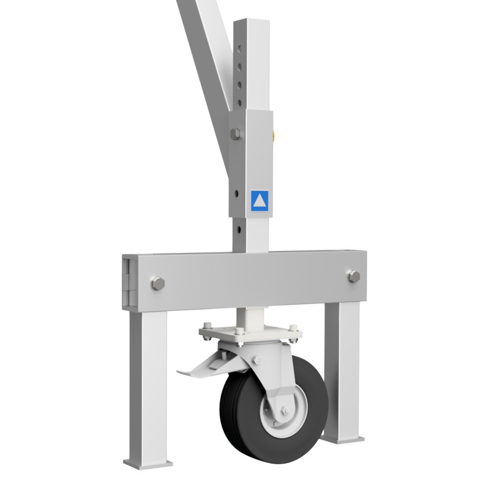Bastidor con ruedas para grúa pórtico de aluminio SCHILLING, aplicación en interiores y exteriores