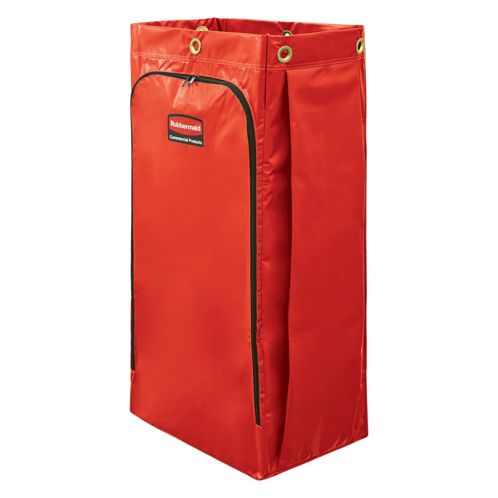 BOLSA DE RECICLAJE ROJA 128L CON SÍMBOLO DE RECICLAJE UNIVERSAL