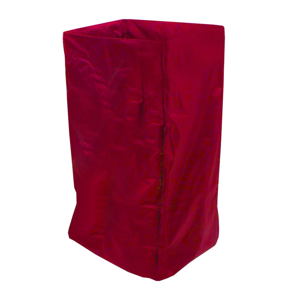 Bolsa de residuo permanente, 120 litros, 730 x 970 mm, color rojo