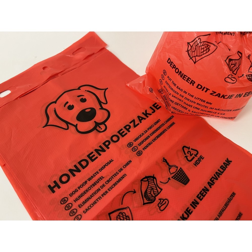 Bolsas para excrementos de perro, rojas, 5.000 uds./unidad de venta