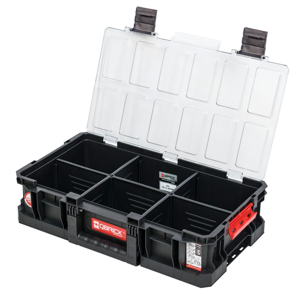 Caja de herramientas QBRICK SYSTEM TWO ORGANIZER FLEX Plus, H x A x F 145 x 560 x 320 mm