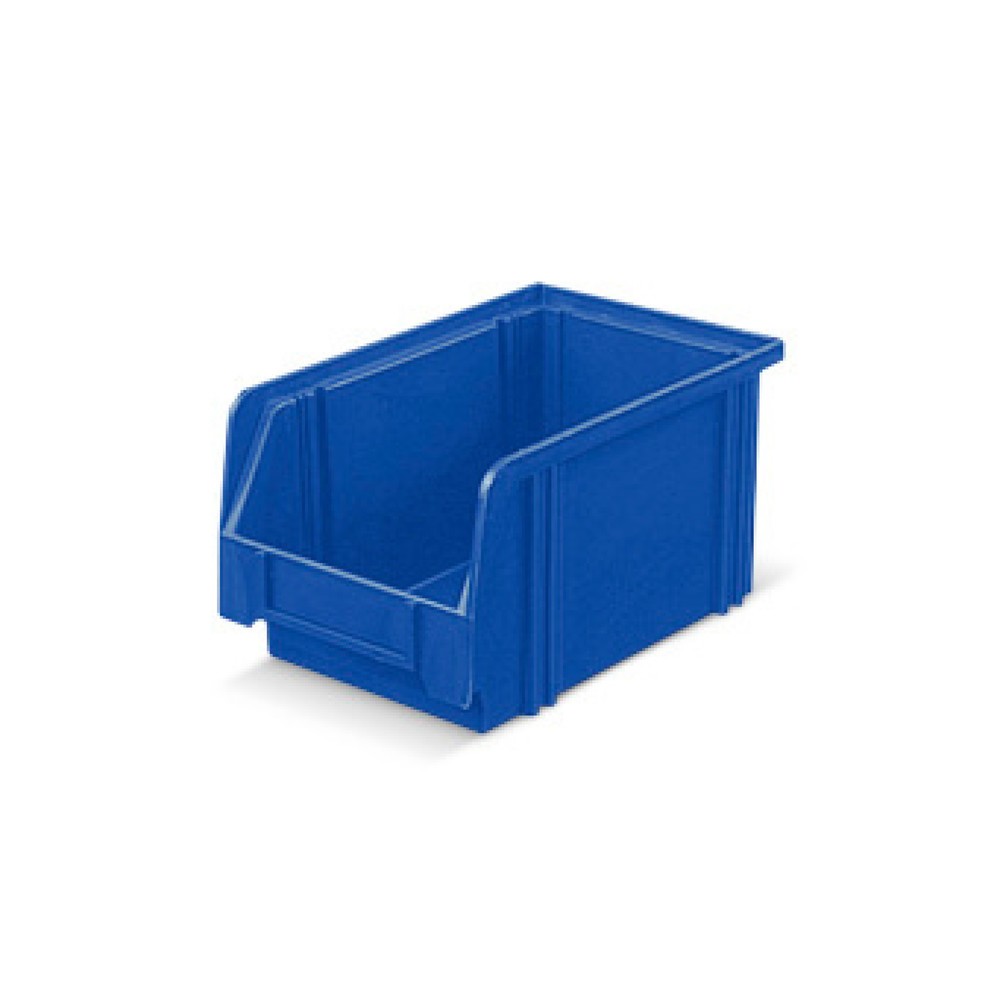 Cajas de almacenaje de poliestireno, H x A x F 130 x 140 x 230 mm, azul