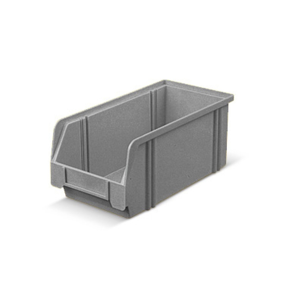 Cajas de almacenaje de poliestireno, H x A x F 130 x 140 x 290 mm, gris