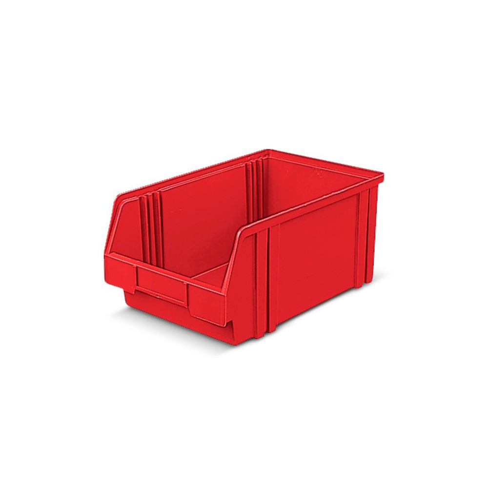 Cajas de almacenaje de poliestireno, H x A x F 150 x 200 x 350 mm, rojo