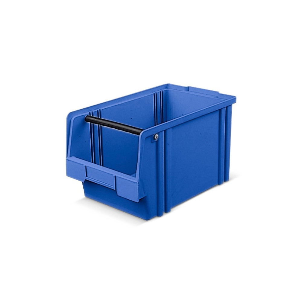 Cajas de almacenaje de poliestireno, H x A x F 200 x 200 x 350 mm, azul