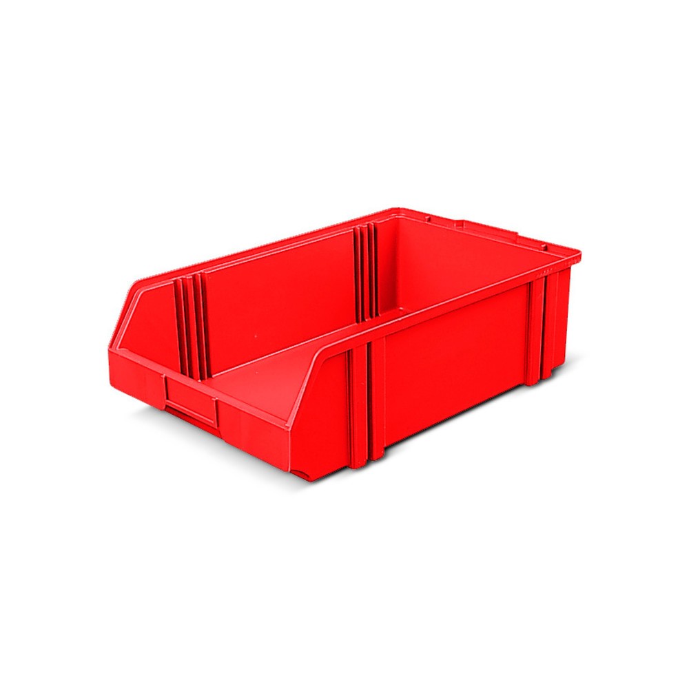 Cajas de almacenaje de poliestireno, H x A x F 145 x 300 x 500 mm, rojo