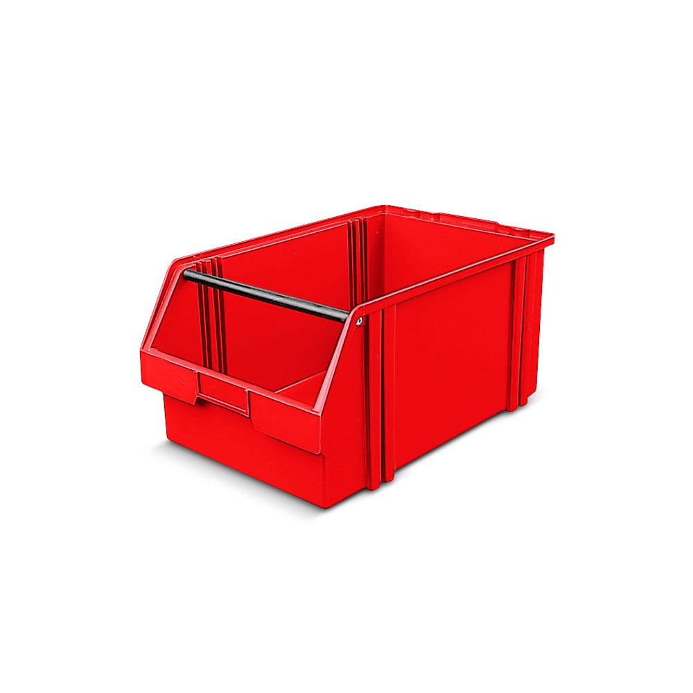 Cajas de almacenaje de poliestireno, H x A x F 230 x 300 x 500 mm, rojo