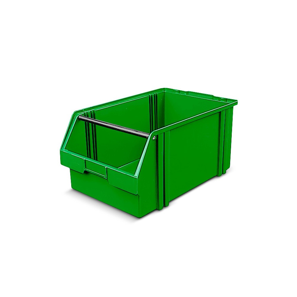 Cajas de almacenaje de poliestireno, H x A x F 230 x 300 x 500 mm, verde