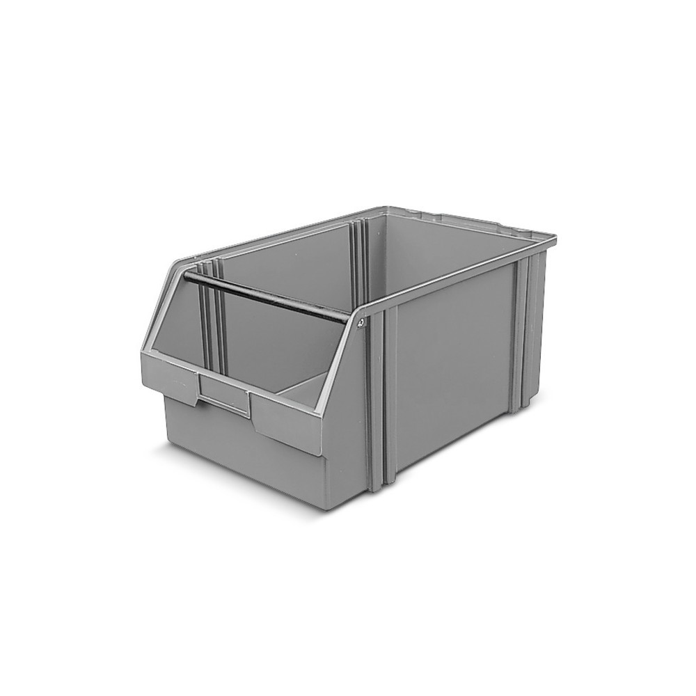 Cajas de almacenaje de poliestireno, H x A x F 230 x 300 x 500 mm, gris