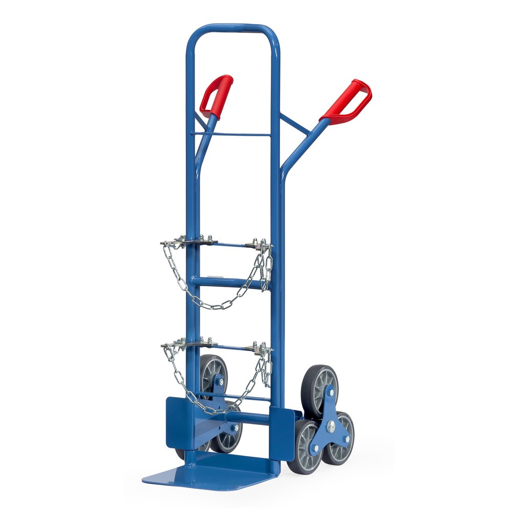 Carro de escalera de acero fetra®, capacidad de carga 200 kg