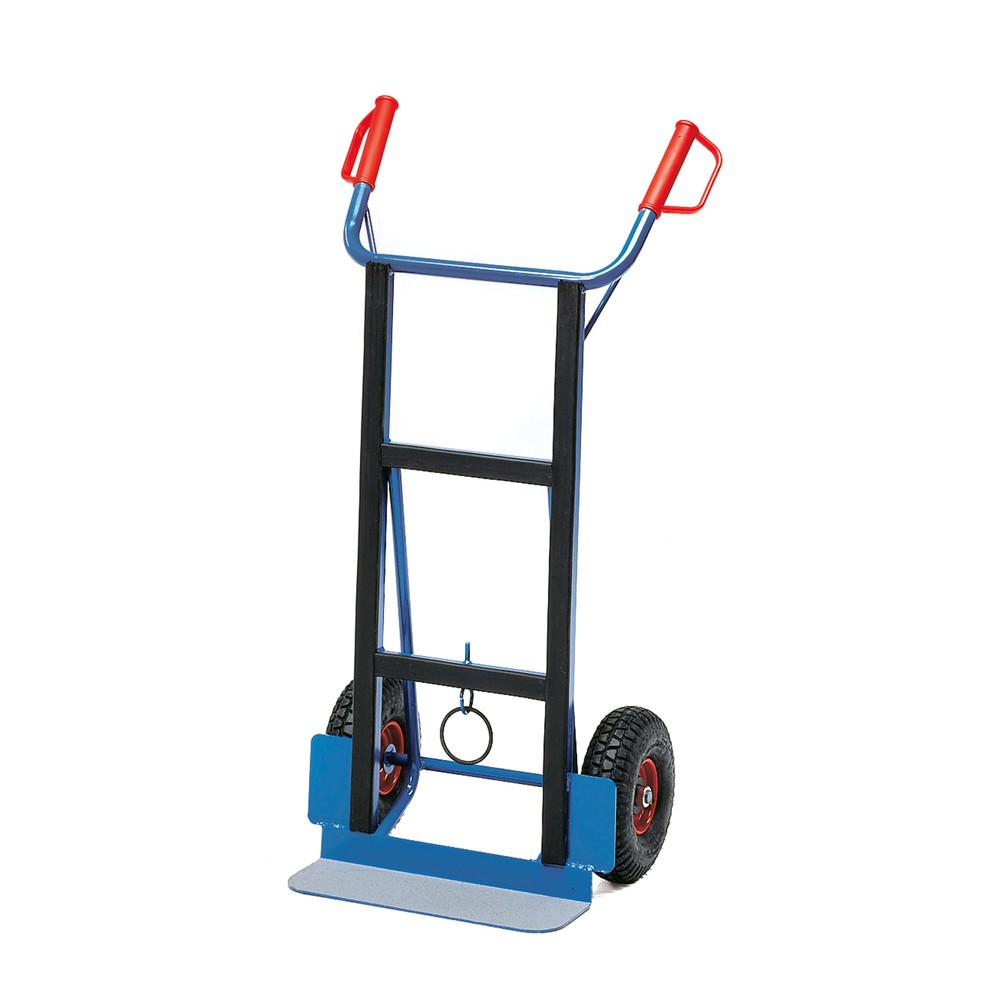 fetra® Carro de herramientas de acero, capacidad de carga 350 kg, pala a 450 An x F 150 mm