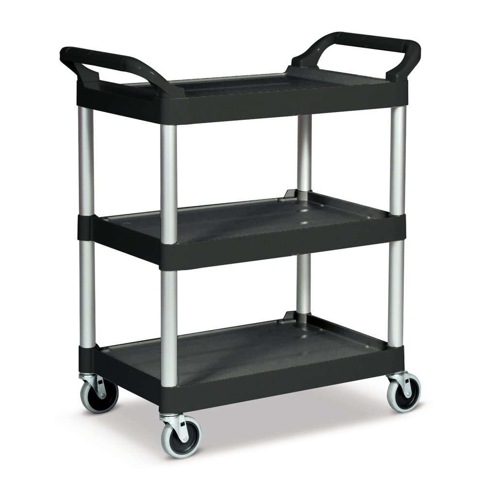 carro de transporte para servir Rubbermaid®, capacidad de carga 90 kg, negro