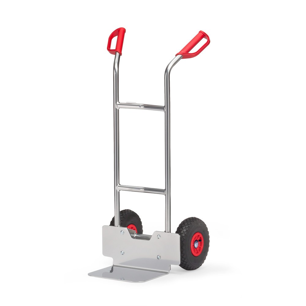 Carro de aluminio fetra®, capacidad de carga 150 kg, pala An x Fo 320 x 250 mm