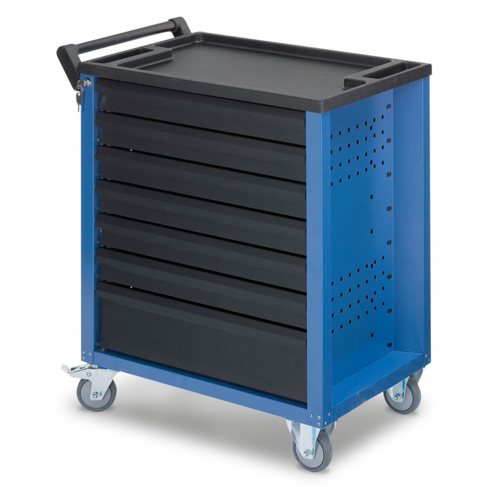 HAZET® carro|plataforma de taller con 7 cajones, 348 x 527 mm, azul