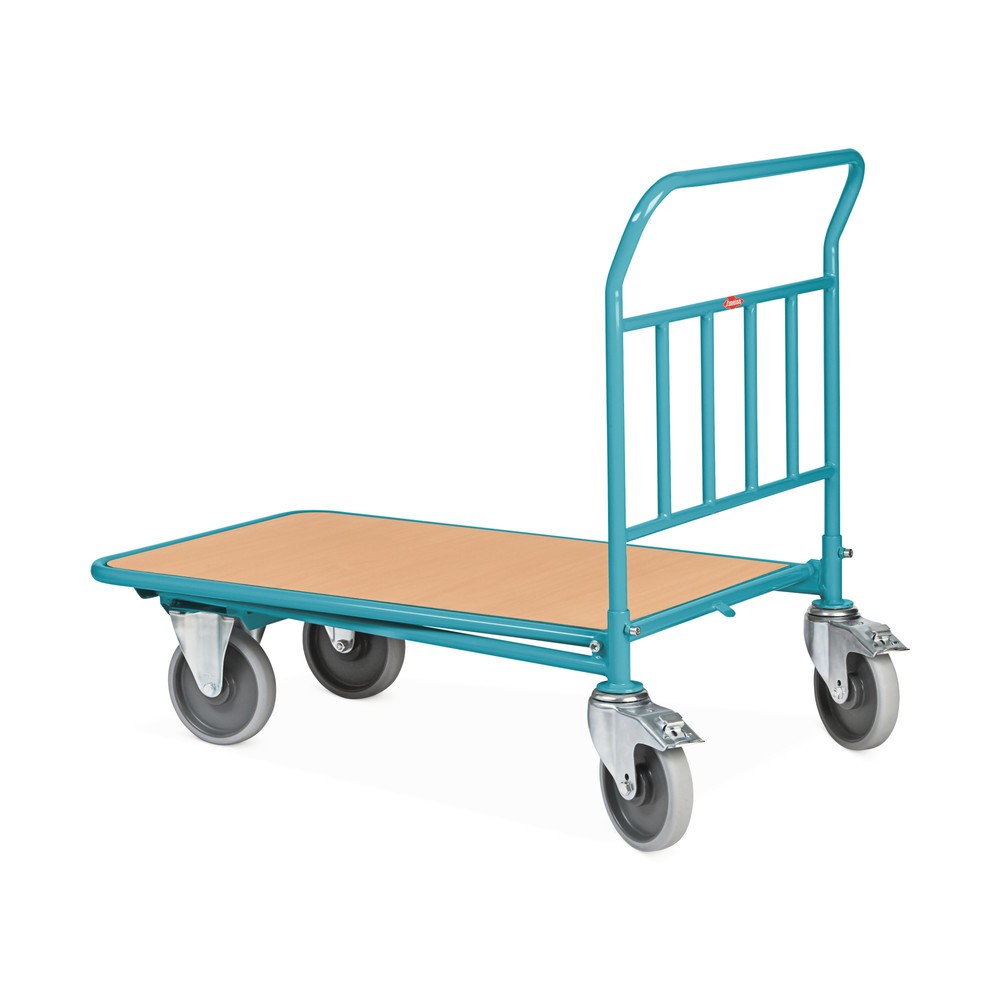 Carro Ameise® Cash 'n' carro|plataforma ry, capacidad de carga 500 kg, área de carga An x F 700 x 1.030 mm