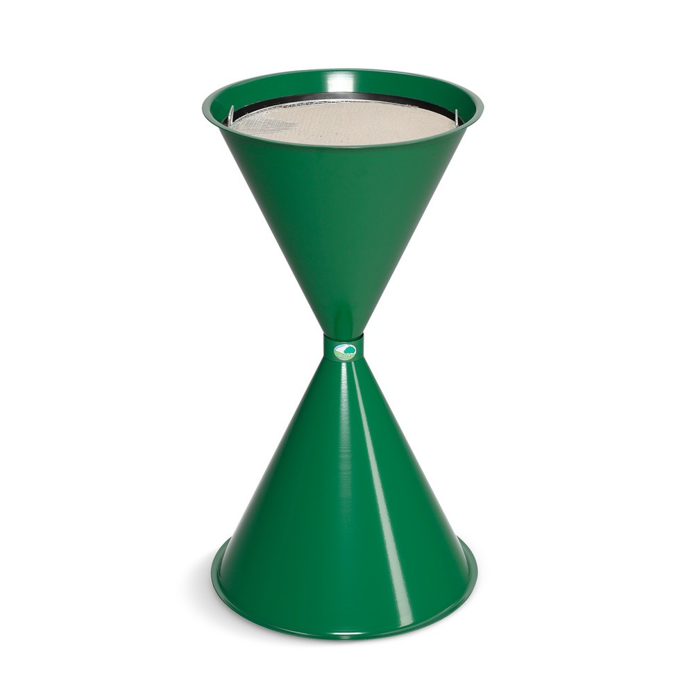 Cenicero de columna VAR® CLASSIC, acero, verde esmeralda