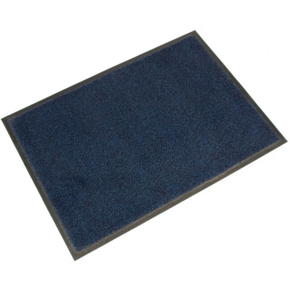 COBA Alfombrilla antipolvo Nylon An x F 850 x 1.500 mm Negro/Azul