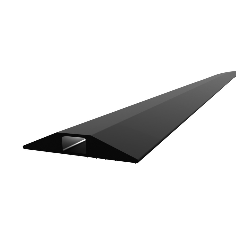 COBA Salvacables de PVC, H x A 11 x 3.000 mm, negro