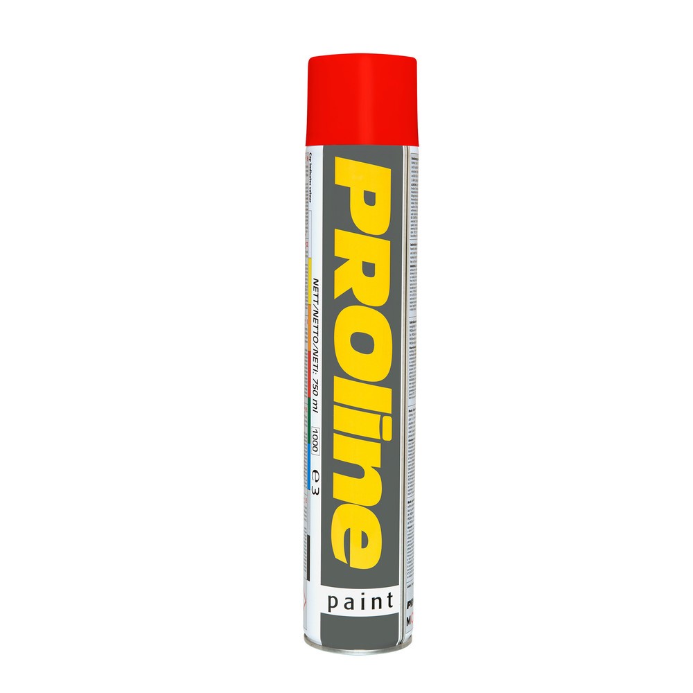 Color de señalización PROline-paint, 0,75 l, 1 unidad, rojo