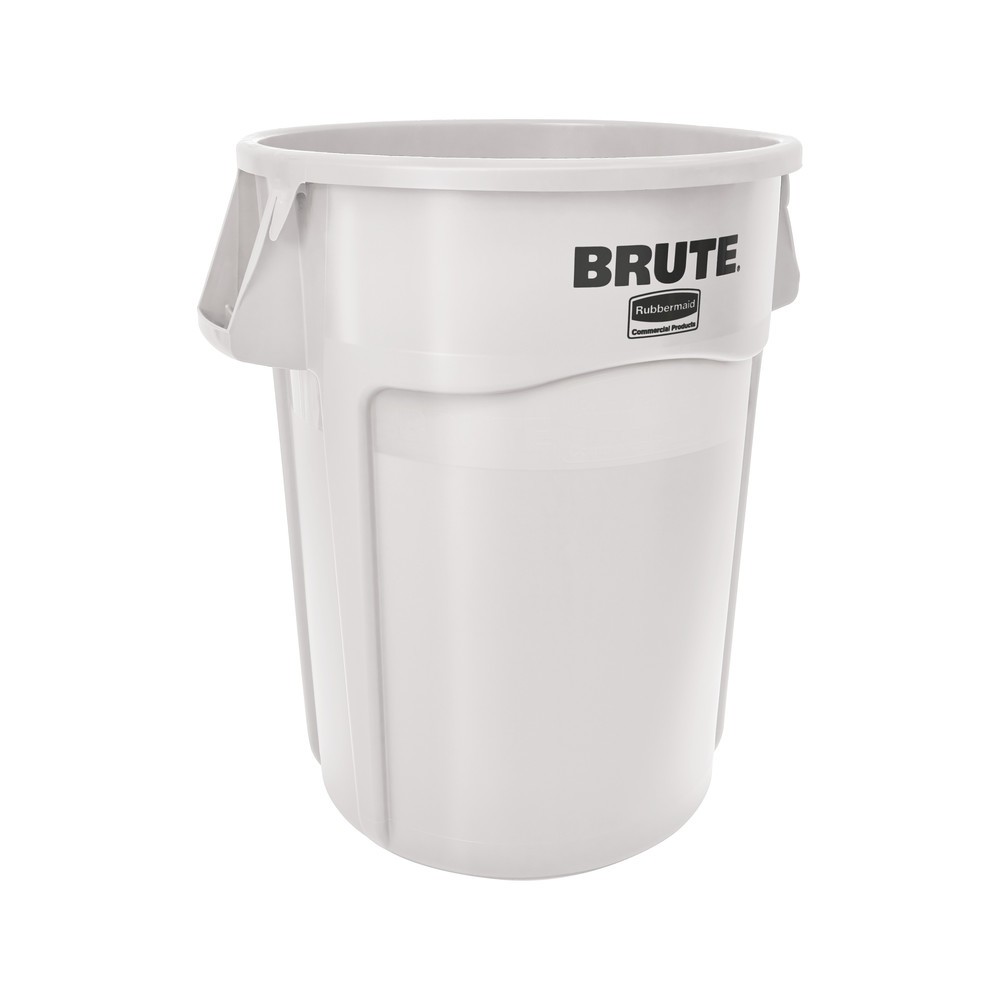 Contenedor universal Rubbermaid®, plástico, cuadrado, 166 litros, blanco