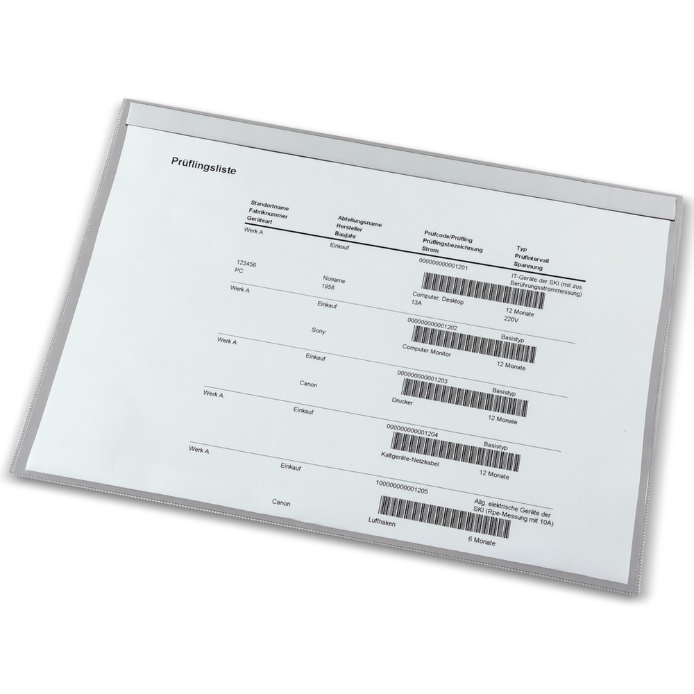 Cubierta Transparente DIN A3, Horizontal, 10 ud/caja