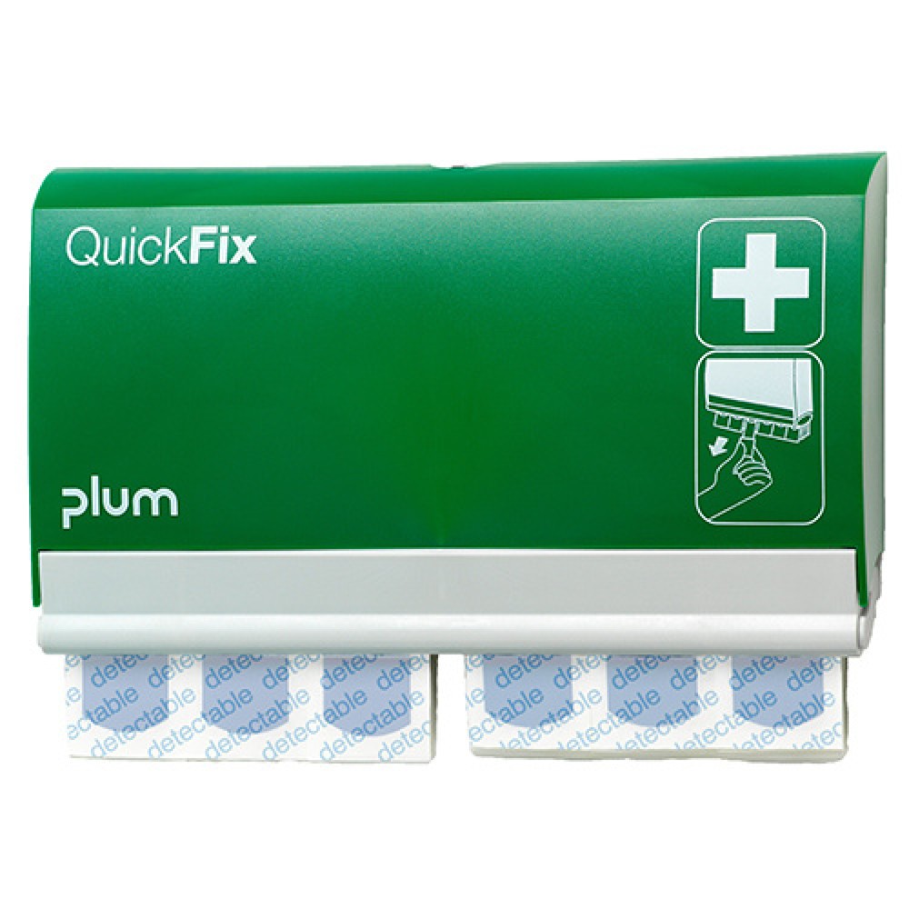 dispensador de yeso ciruela quickfix con emplastos detectables