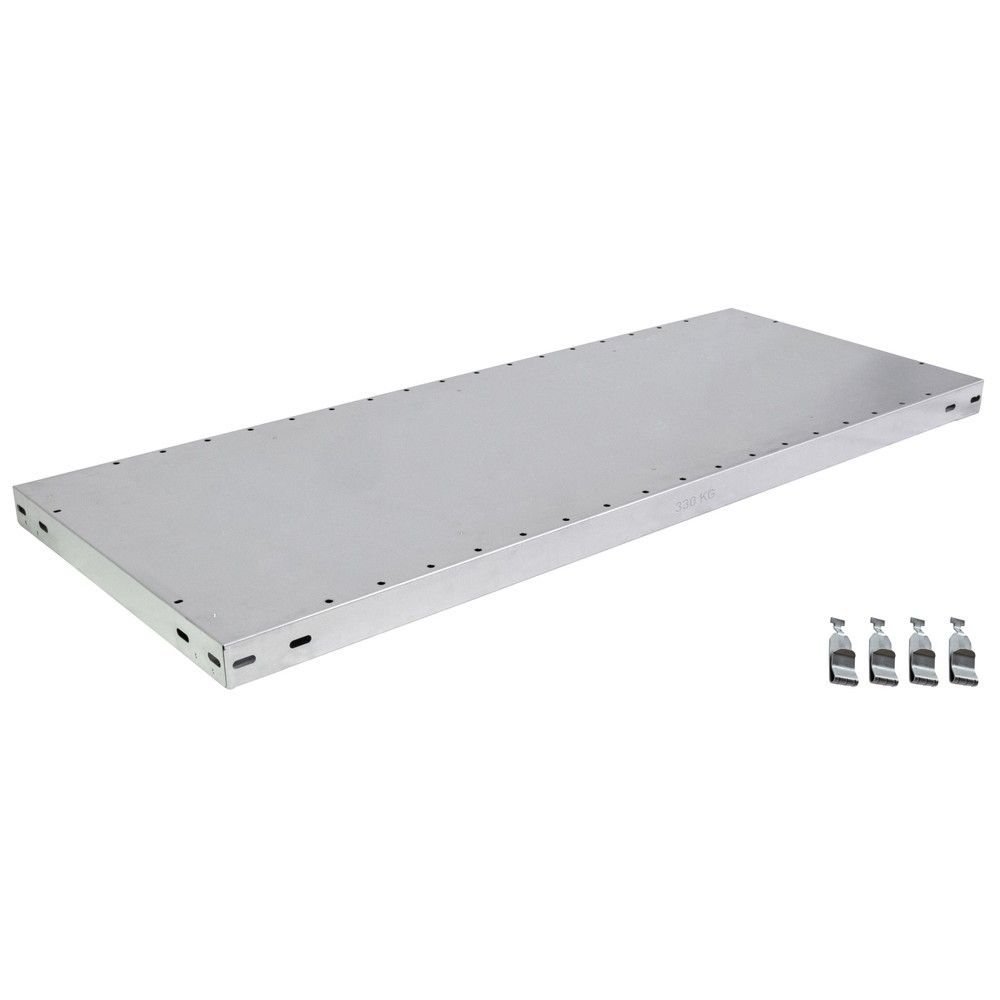 Estantería zincada para estante SCHULTE Slip-In carga por estante 330 kg de ancho x 1.000 x 800 mm