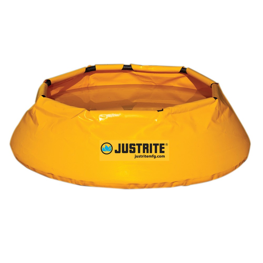 Justrite - Baño de emergencia, diámetro 1.295 mm, capacidad 250 litros