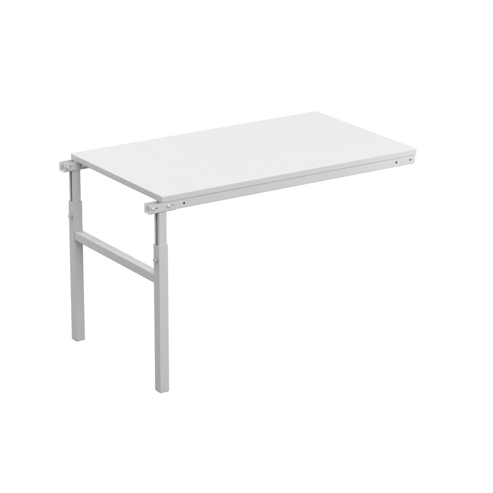 Extensión de mesa para sistemas de puesto de trabajo, de altura ajustable, carga 150 kg, L x An 1.200 x 700 mm