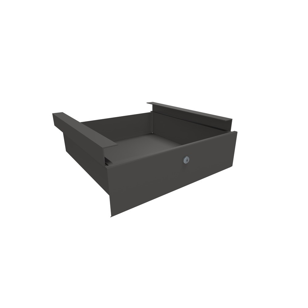 módulo con cajones de acero para sistema de mesa de embalaje, alto H x An x F 150 x 520 x 500 mm