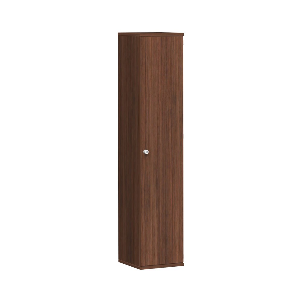 Mueble de oficina profesional, 5 OH, ancho 400 mm, puerta derecha, nogal