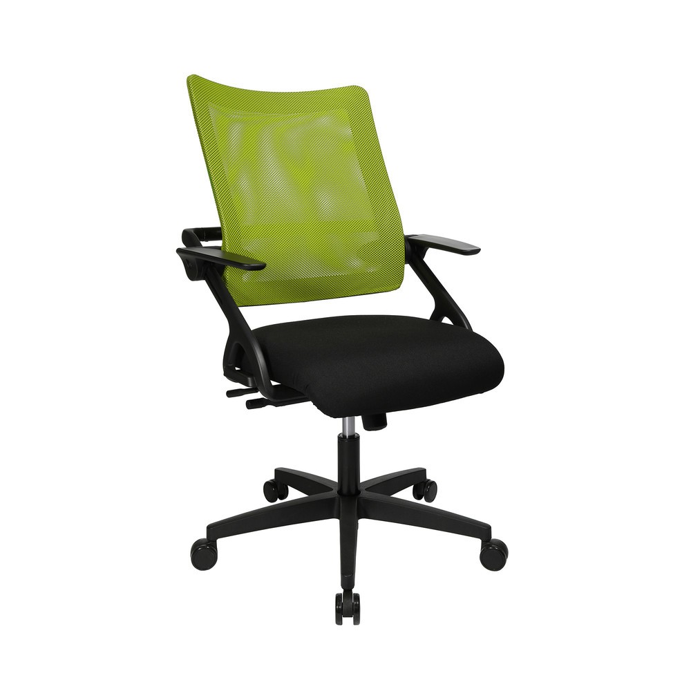 Topstar® New S'Move - Ssilla de oficina giratoria, color negro y verde