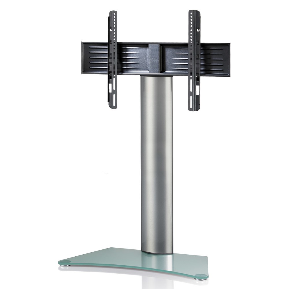 Soporte vertical de TV Zental, plateado