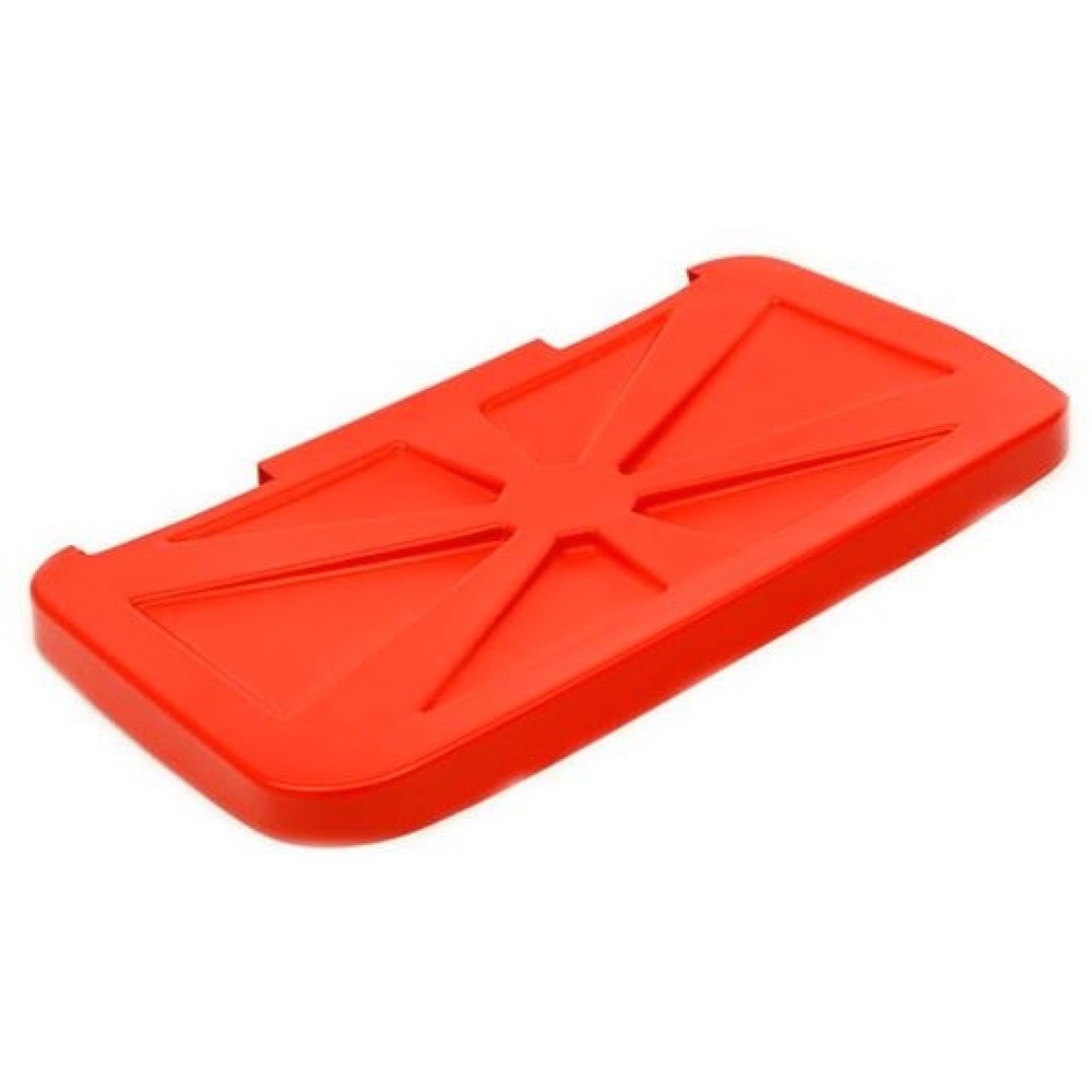 Tapa residuo portacuchillas, para carro|plataforma de limpieza Universal III/IV, rojo