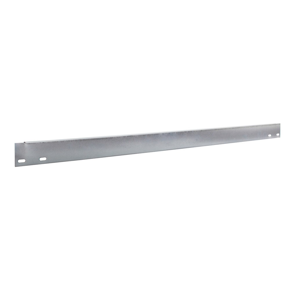 Travesaño de tope para estantería de cargas pequeñas SCHULTE, galvanizado, H x A 55 x 1.300 mm